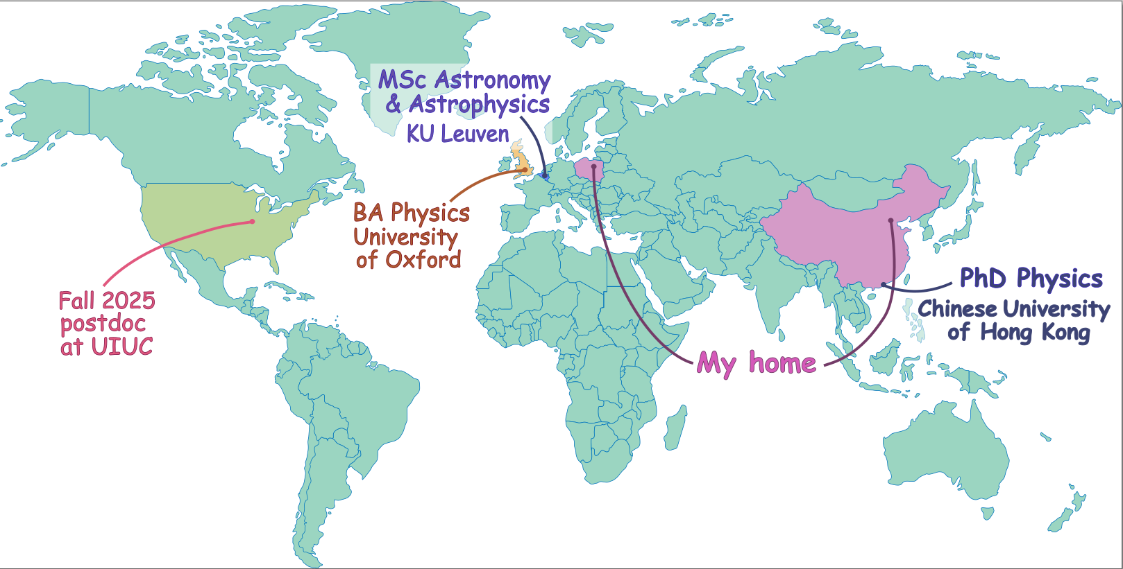 world map